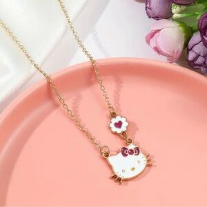 1pc Adorable Whimsical Kitty Cat Pendant Necklace